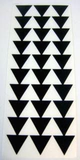 9" Black Hawaiian Hawaii Tribal Triangle Arrows Vinyl Car Window Decal Sticker