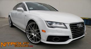 22" Ace Mesh 7 Wheels Silver Audi A7 S7 Mesh 7 Staggered Set 20 21 Concave
