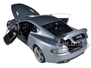 Aston Martin DB9 Coupe Silver 1 18 Diecast Car Model by Welly 18045