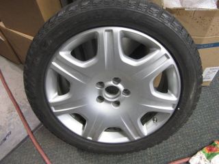 One Wheel Bentley Bently Wheel with Tire Needs Minor Repair 245 45 16 Dunlop 2