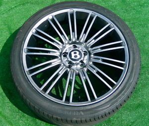 4 New Bentley Continental Flying Spur GT Speed Stealth Grey 20 inch Wheels Tires
