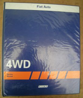 Original 1992 Fiat Tempra SW 4x4 4WD Four Wheel Drive Workshop Service Manual