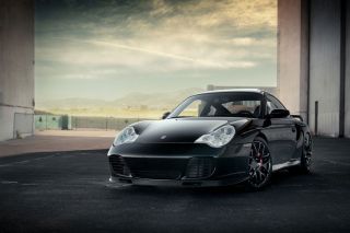 19" Ruger Mesh Black Concave Wheels Rims Fits Porsche 911 997 Carrera 4S Turbo S