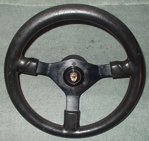 Porsche 944 s Turbo 924 Momo Steering Wheel with Adapter and Horn Button
