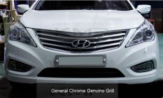 Genuine Parts Front Hood Radiator Chrome Grill Fit Hyundai 12 13 azera HG