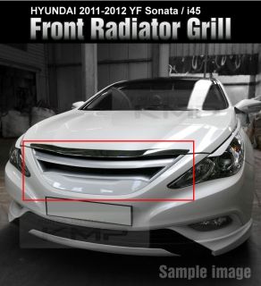 Front Hood Radiator Grill Unpainted for Hyundai 2011 2012 YF Sonata I45