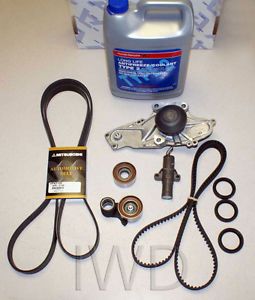 Honda Acura V6 Complete Timing Belt Water Pump Kit Factory Parts