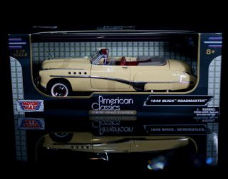 1949 Buick Roadmaster Motormax American Classics Diecast 1 18 Scale Yellow