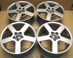 Four Reconditioned Volvo 17x8 Pegasus Alloy Wheels for S60R V70R 04 09