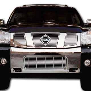 Nissan Titan 04 07 Billet Front Grille Polished Stainless Truck Parts