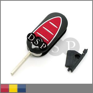Folding Flip Remote Key Shell for Alfa Romeo Mito Giulietta 159 GTA Replacement