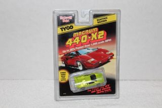 Tyco Hotwheels NASCAR Magnum 440x2 440 X2 Slotcars Yellow Lamborghini Super Car