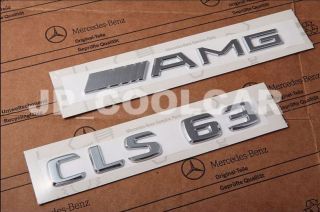 X2 Original Mercedes Benz CLS63 AMG Rear Emblems W218 W219 C218 C219 CLS Class