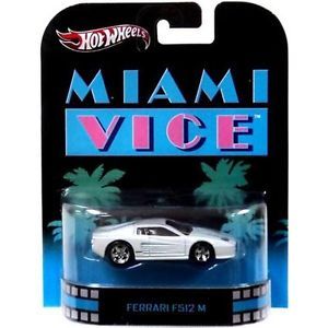 Miami Vice Ferrari F512 M Hot Wheels 2013 Retro Entertainment Mattel X8915 746775175641