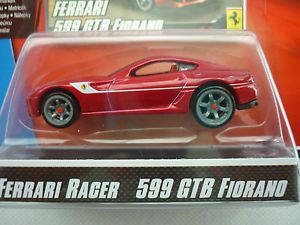 New Diecast Mattel Hot Wheels Toy Car Red Ferrari Racer 599 GTB Fiorano 1 64