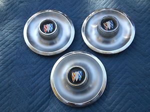 1967 RARE Buick Rally Caps GS Skylark Only 3 Caps for 14x6 Buick Rally Wheels