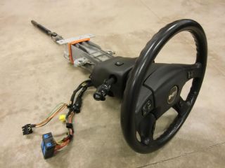 03 07 Hummer H2 Leather Steering Wheel Driver Airbag Air Bag Column Assembly
