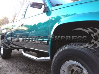 1996 1998 Chevy GMC C K Pickup 3DR Extended Cab Short Bed Rocker Panel 11P 6 25"