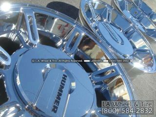 Exchange Set of 4 New Chrome 17" Hummer H2 Factory Wheels Rims Suburban 6300