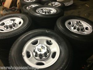 2003 2012 Chevy Express GMC Savanna Van Wheels Tires 2500 3500 8 Lug 10 Ply