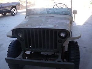 Willys WWII Military Jeep Sold for Parts