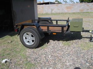 Utility Trailer 4x6 with Jeep Wheels