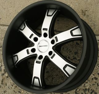 KMC Brodie KM671 20 x 9 0 Black Rims Wheels Chevrolet Traverse 07 Up 6H 22