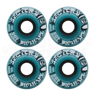 New Sector 9 Biothane Soy Based Longboard Skateboard Wheels 61mm 78A Blue