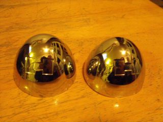Hurst Wheel Bullet Center Caps Heavy Chrome Plated Never Used No Decals 2 Cap