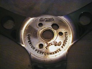 Vintage Superior Wood Steering Wheel "The 500" Universal Fit