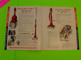 Great Old 1930's Arno Air Meter Art Deco Filling Station Catalog 