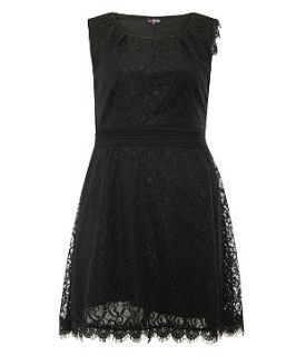 Lovedrobe Black Lace Skater Dress