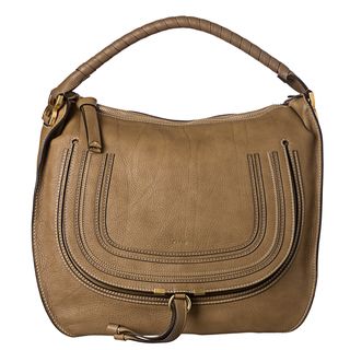 Chloe 'Marcie' Large Nut Leather Hobo Bag Chloe Designer Handbags