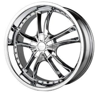 Veloche Ventata 18 Chrome Wheel / Rim 5x112 & 5x120 with a 42mm Offset and a 72.62 Hub Bore. Partnumber 590C 8709 Automotive