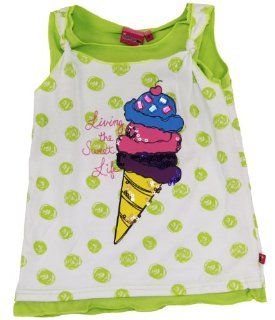 Toddler Girls Ice Cream Light Green T Shirt   Number One Girls Beauty