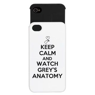 Keep Calm and Watch Greys Anatomy iPhone Wallet Case by mediafanclub