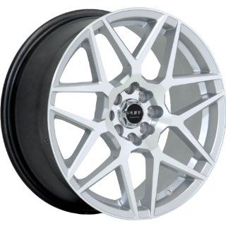 Ruff R351 18 Silver Wheel / Rim 5x100 & 5x4.5 with a 40mm Offset and a 73.1 Hub Bore. Partnumber R351HK5BF40S73 Automotive