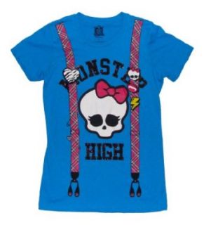 Monster High Punk Skull Girls Juniors T shirt (Small, Turquoise) 