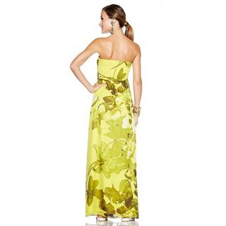 Jessica Simpson Lime Floral Print Maxi Dress