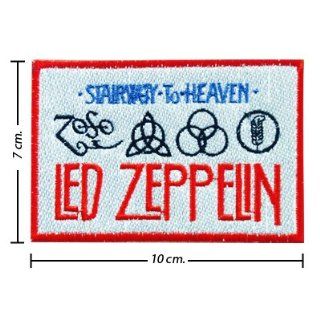 Led Zeppelin Patch Music Band Logo Iv Embroidered Iron on Patches Arts, Crafts & Sewing