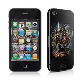 Pirates Curse Design Protective Decal Skin Sticker (High Gloss Coating) for Apple iPhone 4 / 4S 16GB 32GB 64GB Cell Phones & Accessories