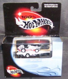 100% HOT WHEELS Sprint Car and Trailer Diecast 164 Toys & Games