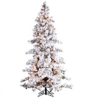 Sterling 7 1/2 Foot Flocked Layered Spruce Tree