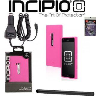 Incipio Nokia Lumia 900 NGP Semi Rigid Soft Shell Case  Magenta, Part # NK 109 with Heavy Duty Car Charger, Stylus Pen and Radiation Shield. Cell Phones & Accessories