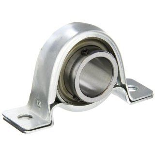 Browning SSPS 119 Pillow Block Ball Bearing, 2 Bolt, Eccentric Lock, Non Expansion Type, Contact Seal, Stamped Steel, Inch, 1 3/16" Bore, 1 5/16" Base To Center Height