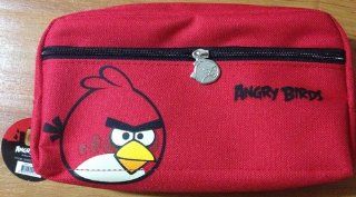 Imported Rovio Angry Birds Zippered Multi Bag / Camera / Pouch   RED 