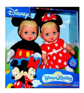 Disney Mickey and Minnie Mouse Water Babies Doll Set Lauer Baby Dolls Toy Toys & Games