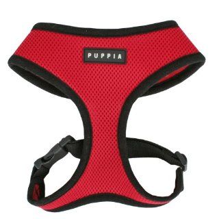 Puppia Soft Dog Harness, Red, Small