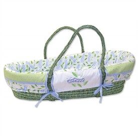 Caterpillar 4 Piece Moses Basket Set by Trend Lab   Baby Basket   Moses Baby Basket