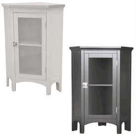 Madison Avenue Corner Floor Cabinet by Elite Home Fashions  Shower Caddies and Shelves